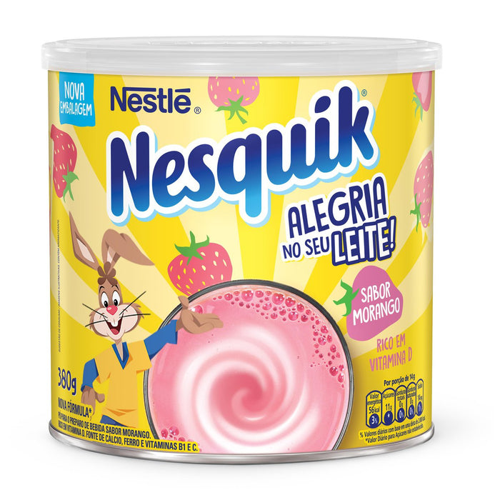 Nesquik Achocolatado em Pó Morango 380g