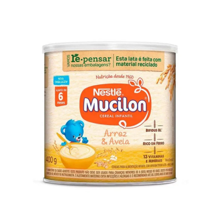 Nestlé Mucilon Arroz e Aveia 400g