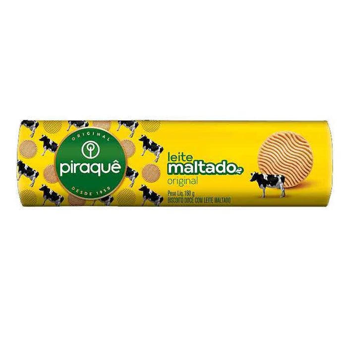 Piraque Biscoito de Leite Maltado 132g