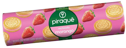 Piraque Stuffed Strawberry Biscuit 200g