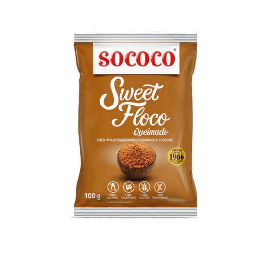 Sococo Coco Ralado Floco Queimado 100g